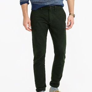 J Crew Brushed cotton twill pant in 484 slim fit